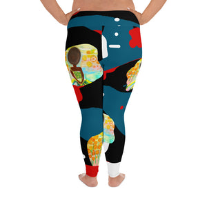 All-Over Print Plus Size Leggings